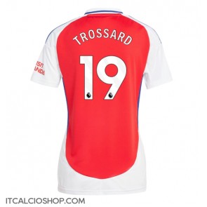 Arsenal Leandro Trossard #19 Prima Maglia Femmina 2024-25 Manica Corta